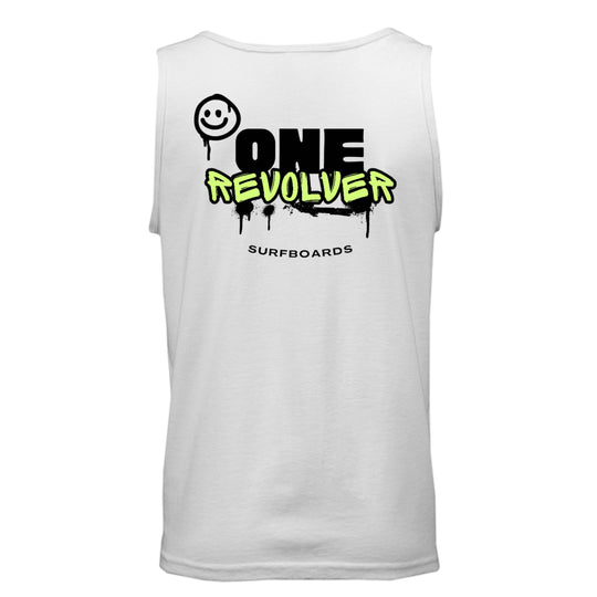 One Revolver Surfboards Smile Tank Top – Unisex Lightweight Surf Tank - One Revolver Surfboards
