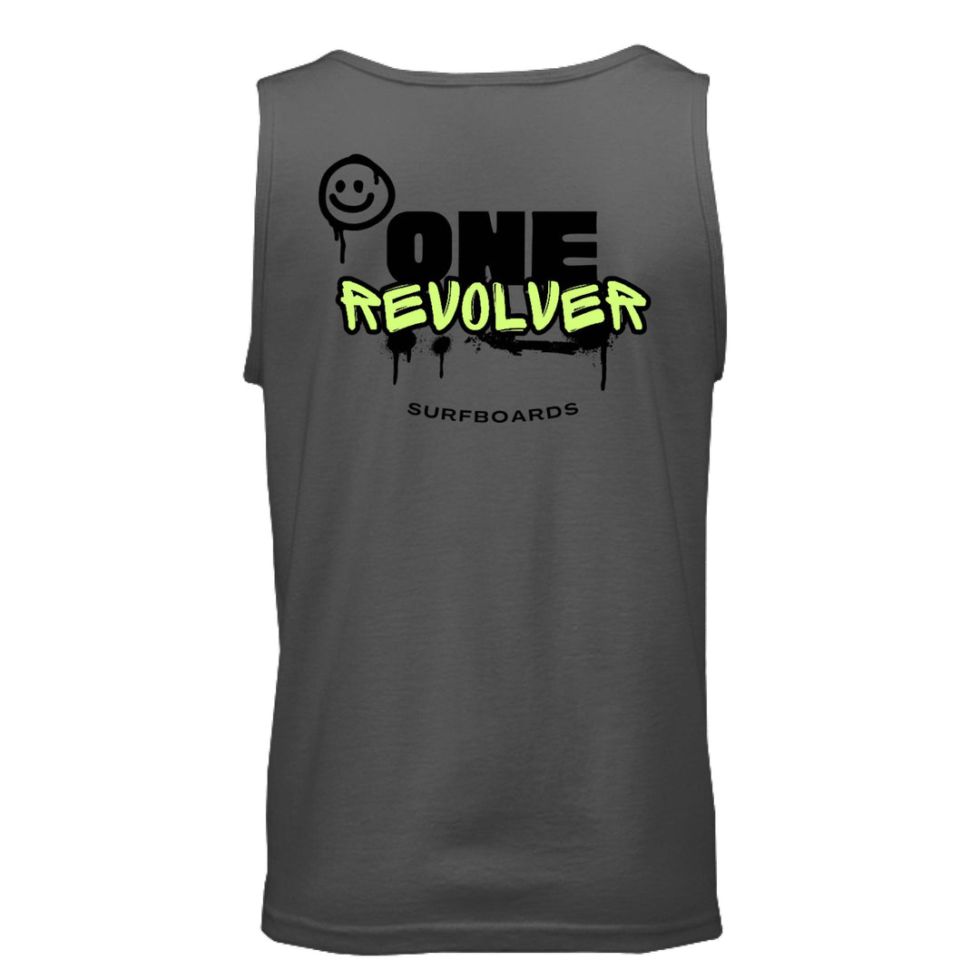 One Revolver Surfboards Smile Tank Top – Unisex Lightweight Surf Tank - One Revolver Surfboards