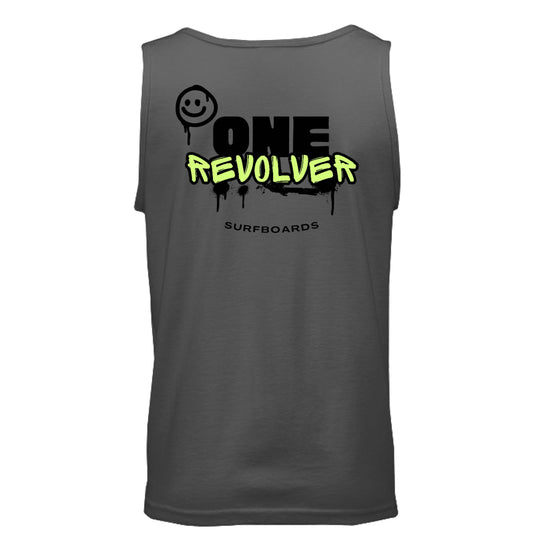 One Revolver Surfboards Smile Tank Top – Unisex Lightweight Surf Tank - One Revolver Surfboards