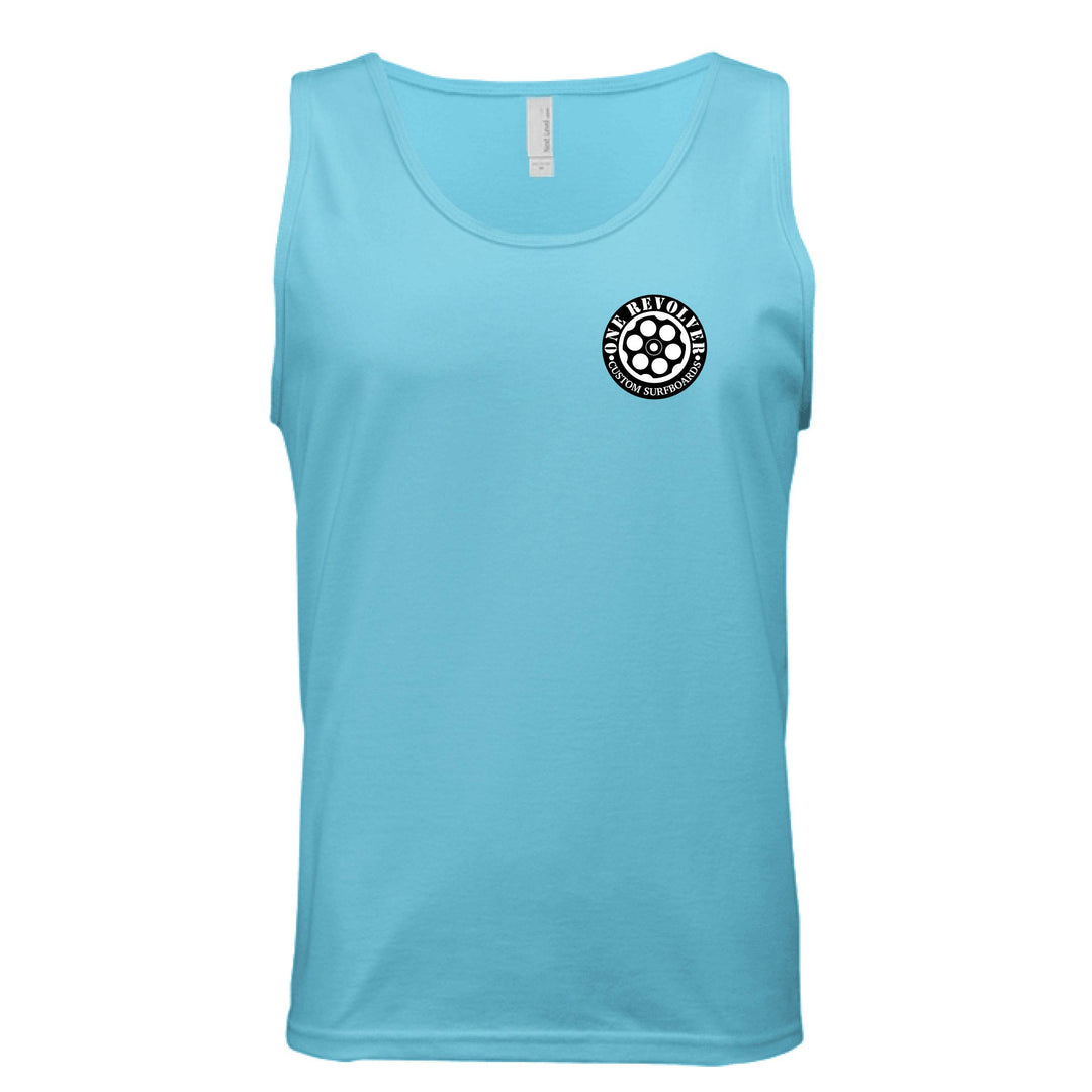 One Revolver Surfboards Support Your Local Shaper Tank Top – Unisex Lightweight Surf Tank - One Revolver Surfboards