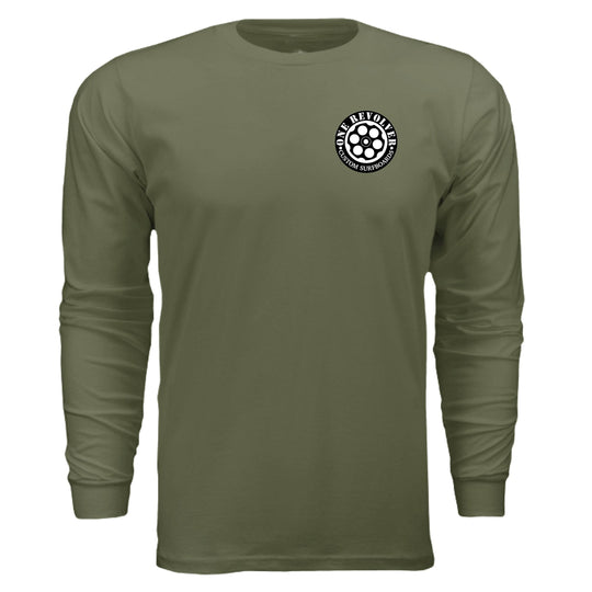 One Revolver Surfboards Support Your Local Shaper Long-Sleeve Tee – Unisex Lightweight Cotton Crew - One Revolver Surfboards