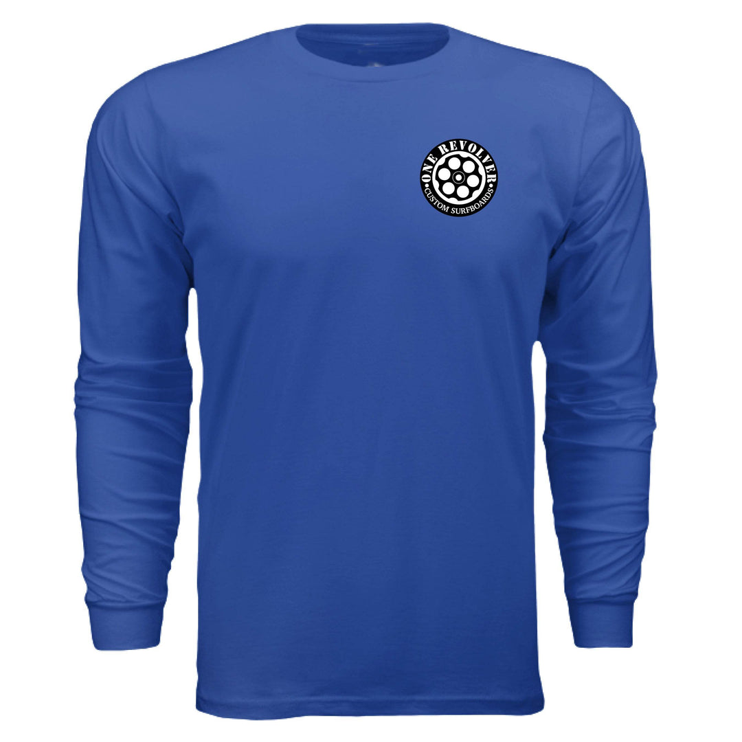 One Revolver Surfboards Support Your Local Shaper Long-Sleeve Tee – Unisex Lightweight Cotton Crew - One Revolver Surfboards