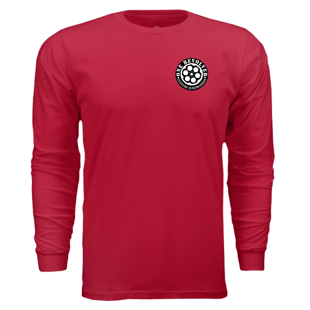 One Revolver Surfboards Support Your Local Shaper Long-Sleeve Tee – Unisex Lightweight Cotton Crew - One Revolver Surfboards