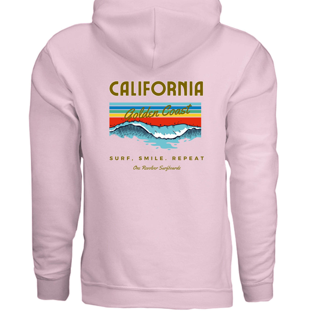 One Revolver Surfboards Surf. Smile. Repeat. Hoodie – Unisex Softstyle Surf Sweatshirt - One Revolver Surfboards