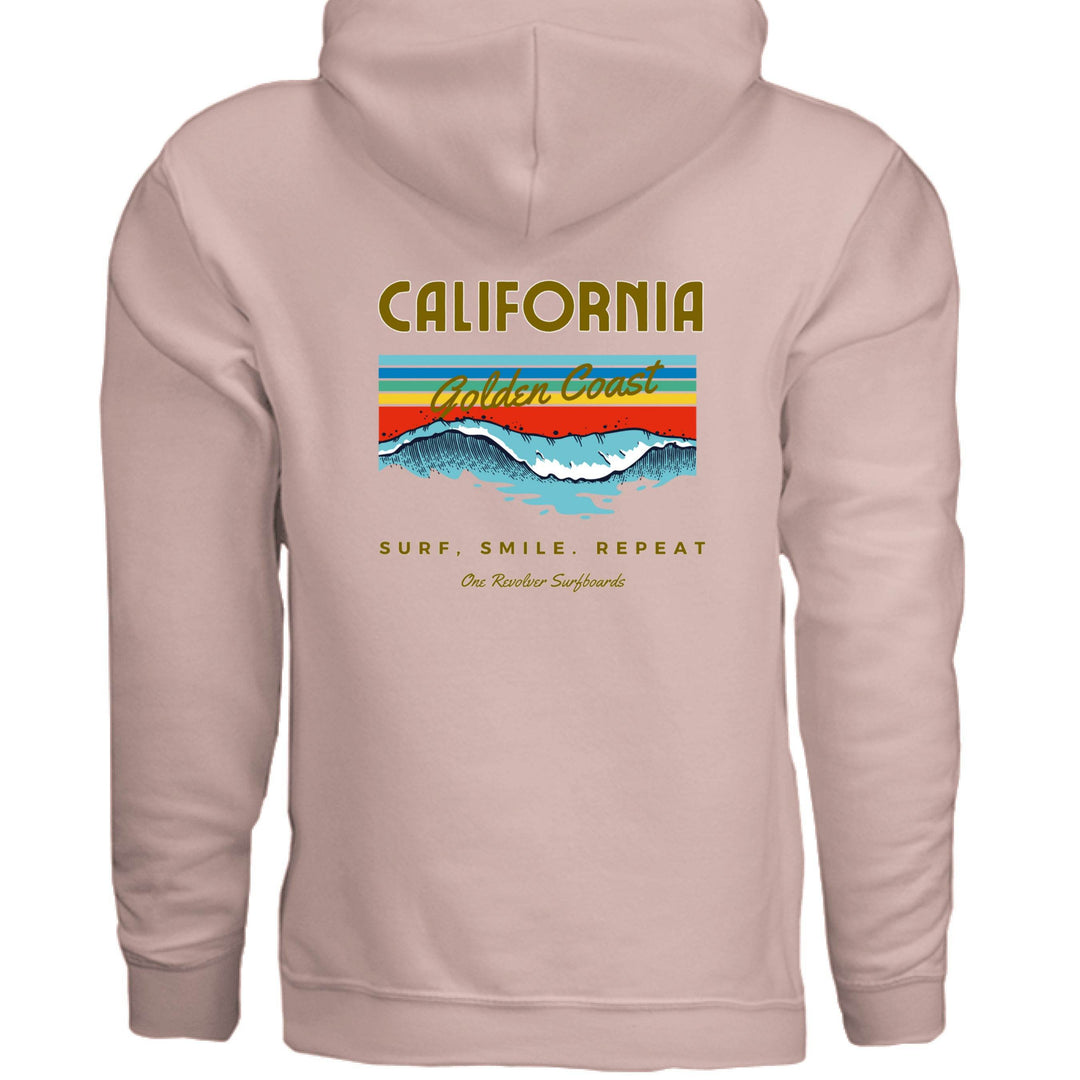 One Revolver Surfboards Surf. Smile. Repeat. Hoodie – Unisex Softstyle Surf Sweatshirt - One Revolver Surfboards