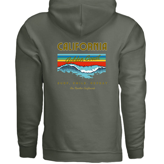 One Revolver Surfboards Surf. Smile. Repeat. Hoodie – Unisex Softstyle Surf Sweatshirt - One Revolver Surfboards