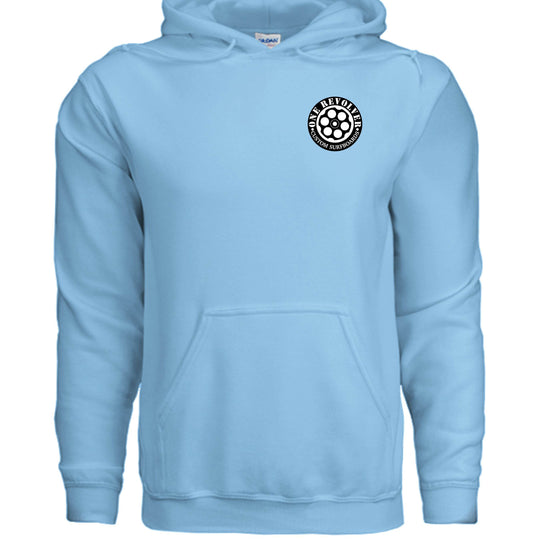 One Revolver Surfboards Surf. Smile. Repeat. Hoodie – Unisex Softstyle Surf Sweatshirt - One Revolver Surfboards