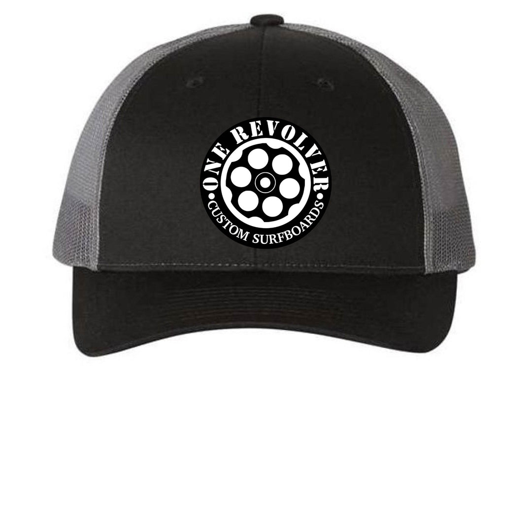 One Revolver Surfboards Curved Bill Snapback Hat – Low Pro Trucker Cap - One Revolver Surfboards