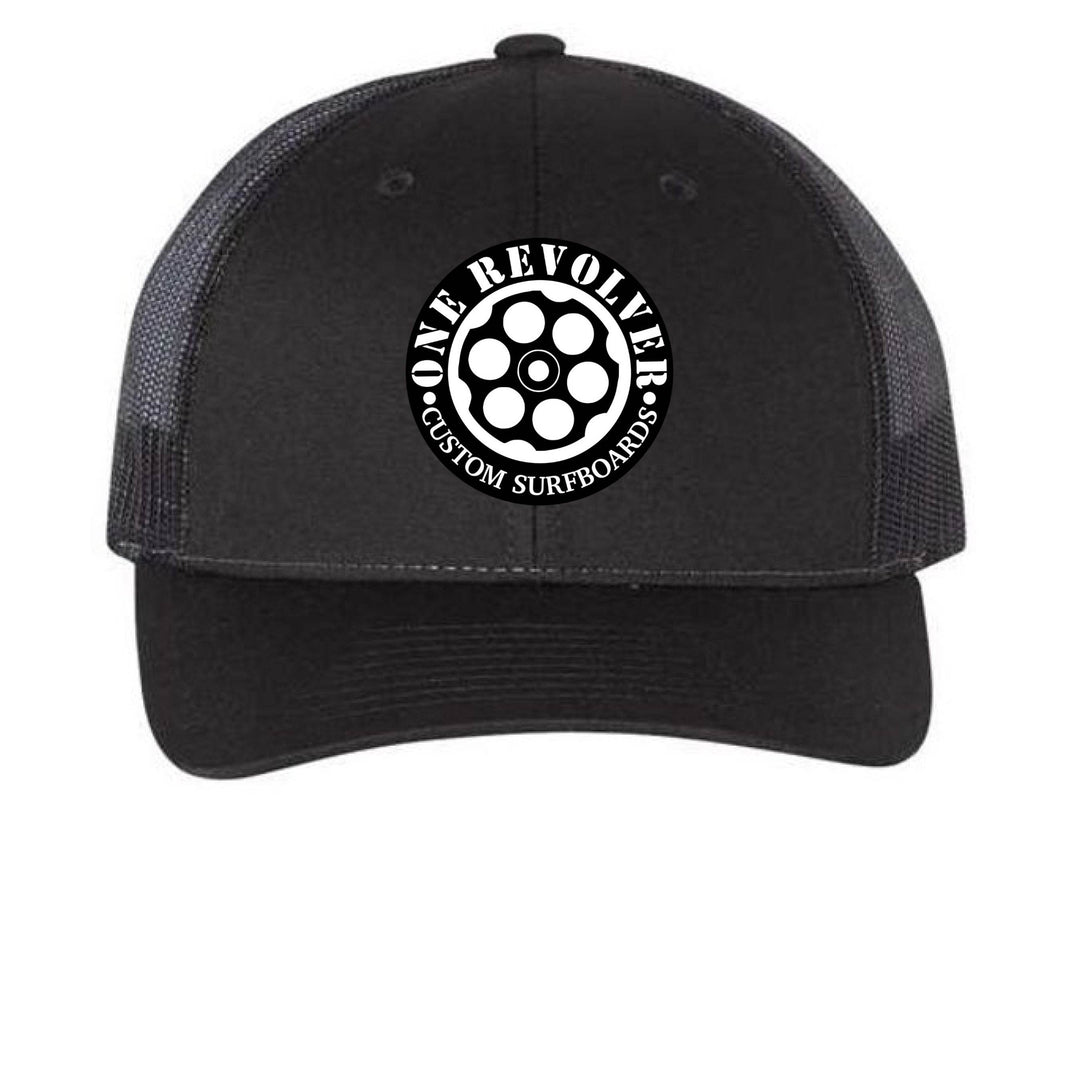 One Revolver Surfboards Curved Bill Snapback Hat – Low Pro Trucker Cap - One Revolver Surfboards