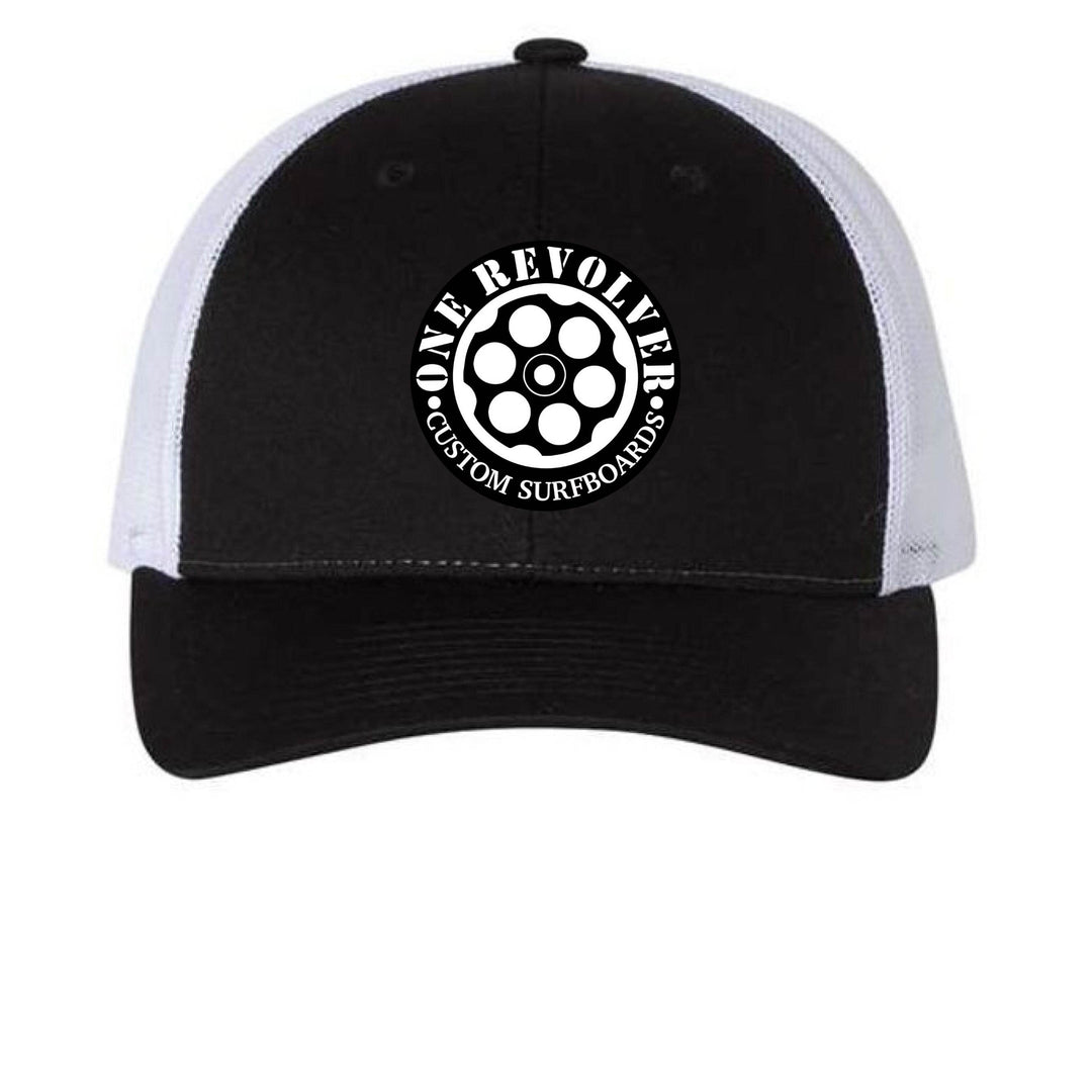 One Revolver Surfboards Curved Bill Snapback Hat – Low Pro Trucker Cap - One Revolver Surfboards