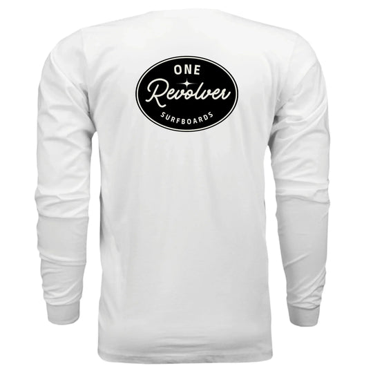 One Revolver Surfboards - One Revolver Surfboards Classic Design Long Sleeve Tee Hooded Sweatshirt