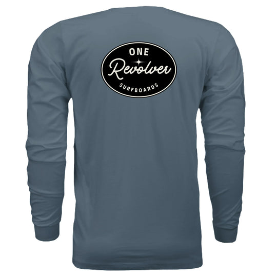 One Revolver Surfboards - One Revolver Surfboards Classic Design Long Sleeve Tee Hooded Sweatshirt