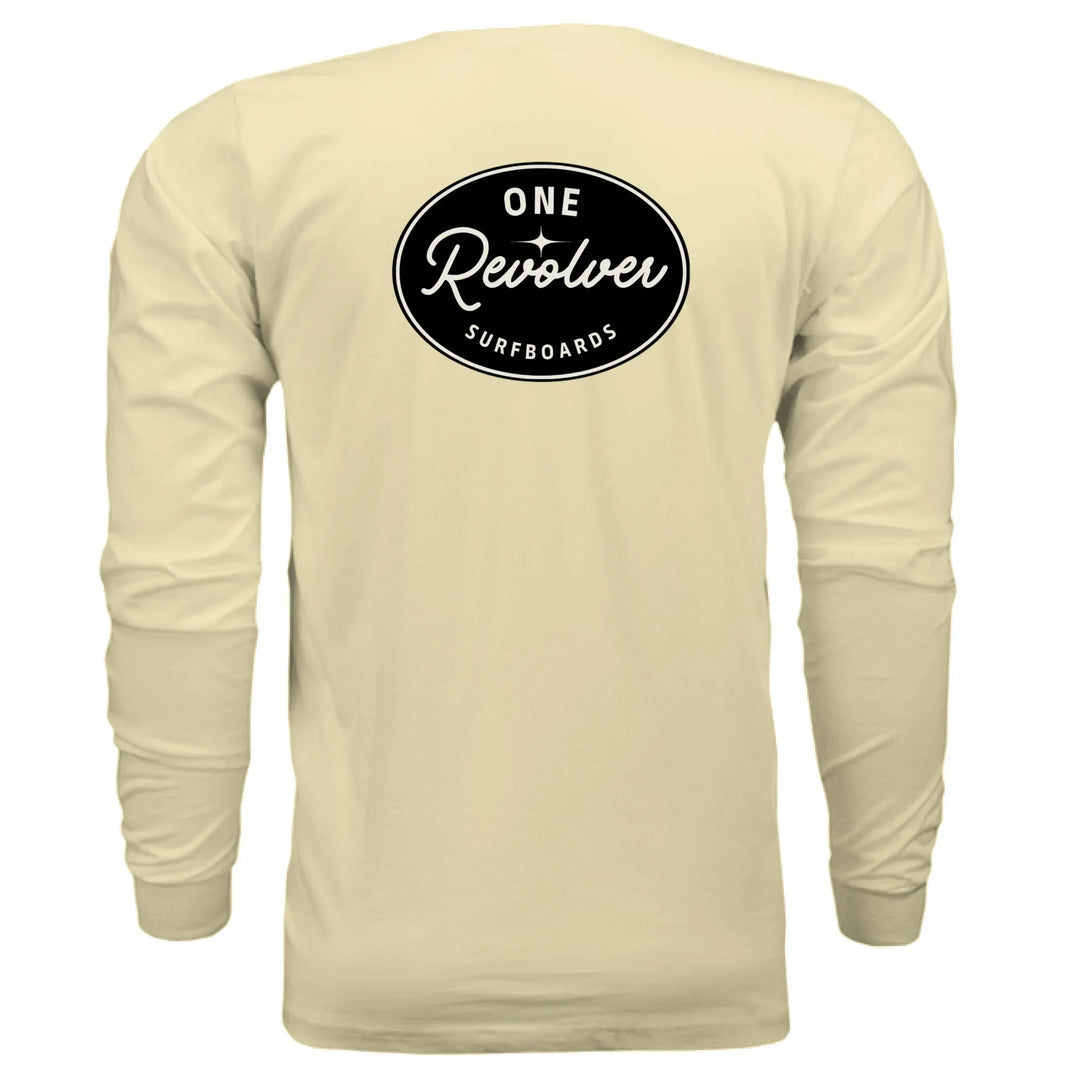One Revolver Surfboards - One Revolver Surfboards Classic Design Long Sleeve Tee Hooded Sweatshirt