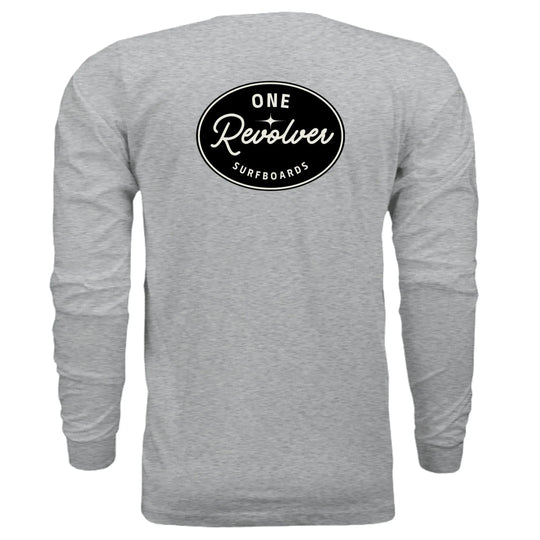 One Revolver Surfboards - One Revolver Surfboards Classic Design Long Sleeve Tee Hooded Sweatshirt