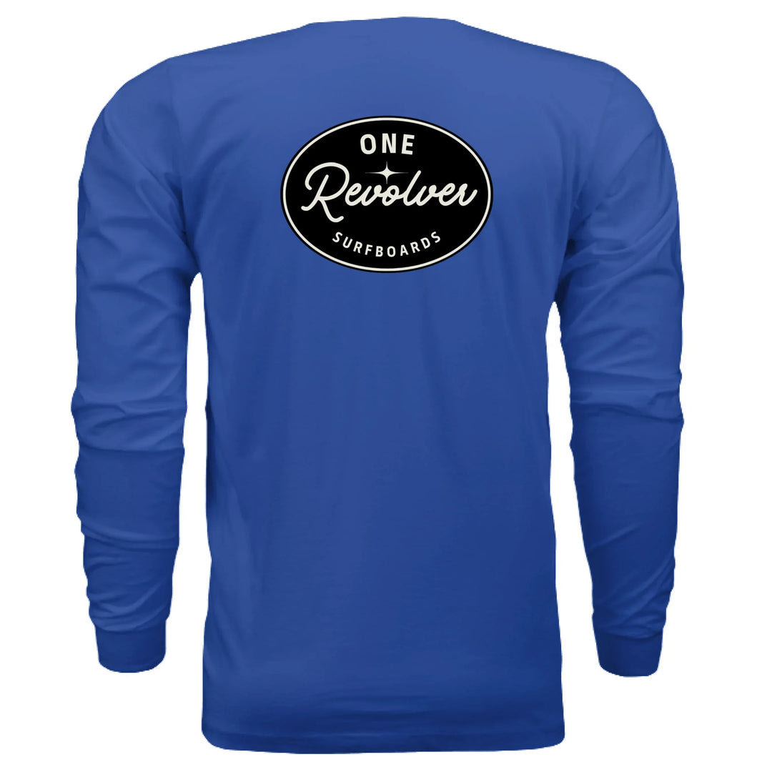 One Revolver Surfboards - One Revolver Surfboards Classic Design Long Sleeve Tee Hooded Sweatshirt