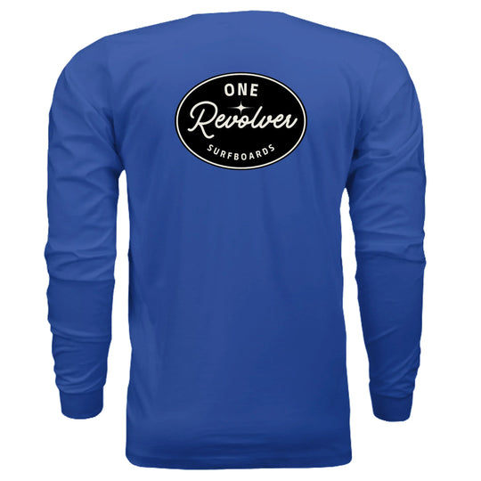 One Revolver Surfboards - One Revolver Surfboards Classic Design Long Sleeve Tee Hooded Sweatshirt