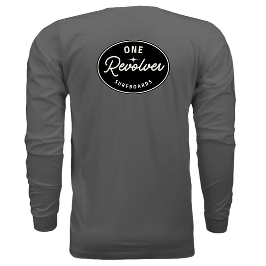 One Revolver Surfboards - One Revolver Surfboards Classic Design Long Sleeve Tee Hooded Sweatshirt