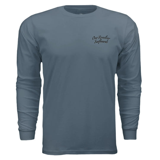 One Revolver Surfboards - One Revolver Surfboards Classic Design Long Sleeve Tee Hooded Sweatshirt