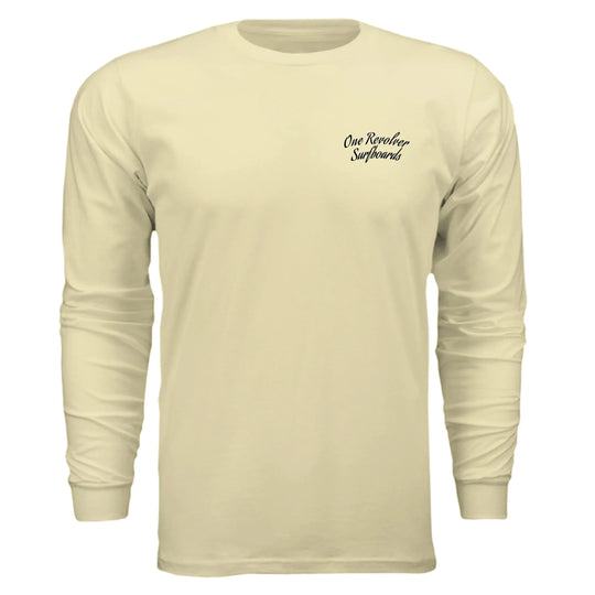 One Revolver Surfboards - One Revolver Surfboards Classic Design Long Sleeve Tee Hooded Sweatshirt