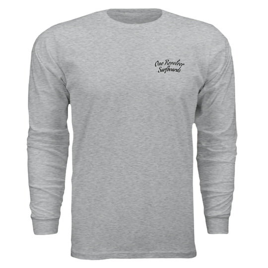 One Revolver Surfboards - One Revolver Surfboards Classic Design Long Sleeve Tee Hooded Sweatshirt