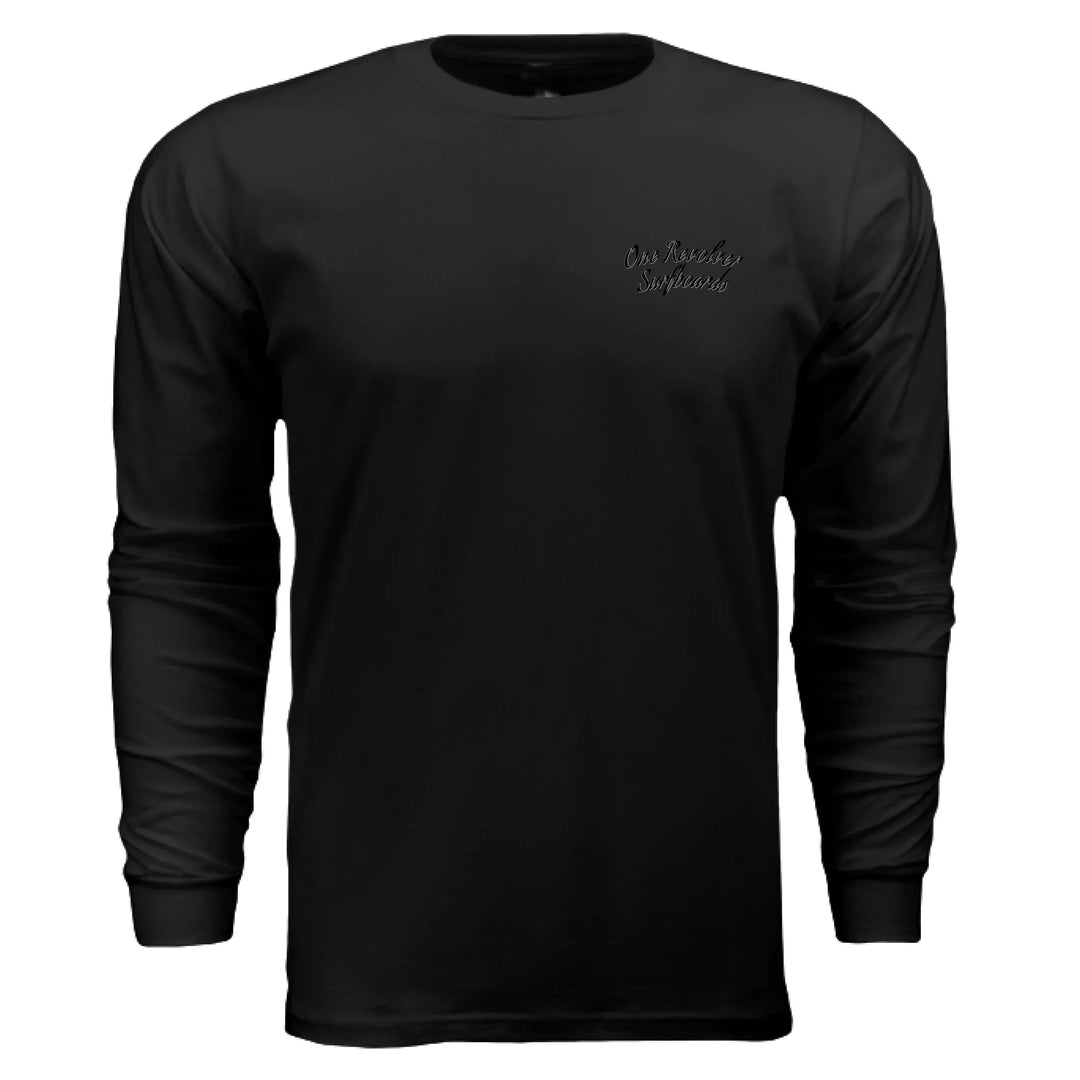 One Revolver Surfboards - One Revolver Surfboards Classic Design Long Sleeve Tee Hooded Sweatshirt