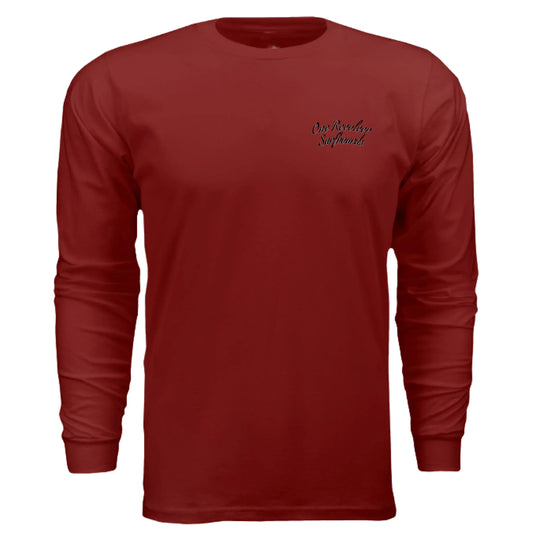 One Revolver Surfboards - One Revolver Surfboards Classic Design Long Sleeve Tee Hooded Sweatshirt