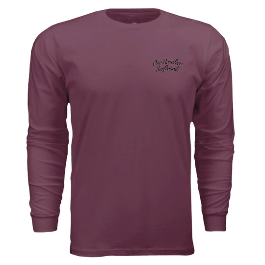One Revolver Surfboards - One Revolver Surfboards Classic Design Long Sleeve Tee Hooded Sweatshirt