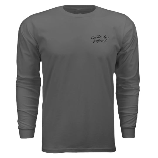 One Revolver Surfboards - One Revolver Surfboards Classic Design Long Sleeve Tee Hooded Sweatshirt