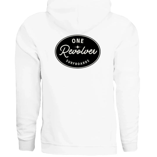 One Revolver Surfboards - One Revolver Surfboards Classic Design Hoodie – Premium Ring-Spun Cotton Blend Hooded Sweatshirt