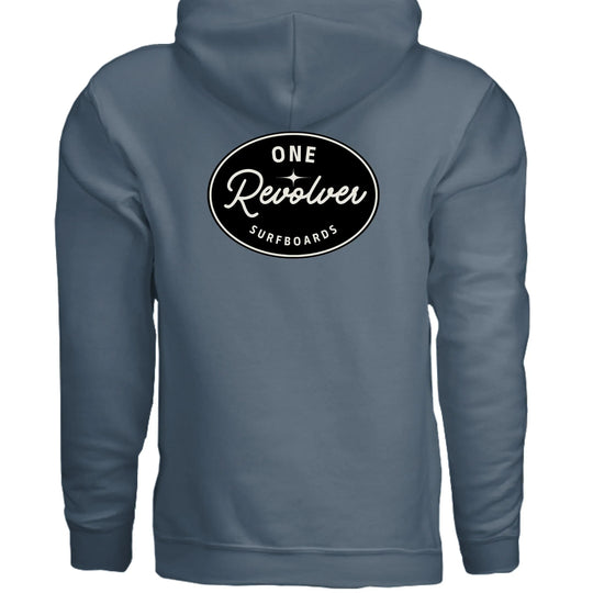 One Revolver Surfboards - One Revolver Surfboards Classic Design Hoodie – Premium Ring-Spun Cotton Blend Hooded Sweatshirt