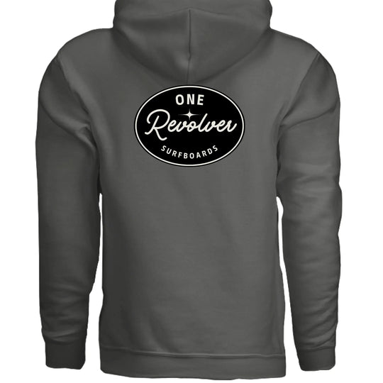 One Revolver Surfboards - One Revolver Surfboards Classic Design Hoodie – Premium Ring-Spun Cotton Blend Hooded Sweatshirt