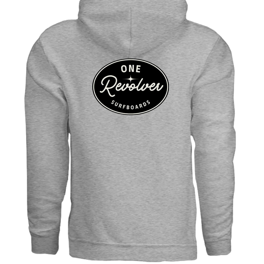 One Revolver Surfboards - One Revolver Surfboards Classic Design Hoodie – Premium Ring-Spun Cotton Blend Hooded Sweatshirt