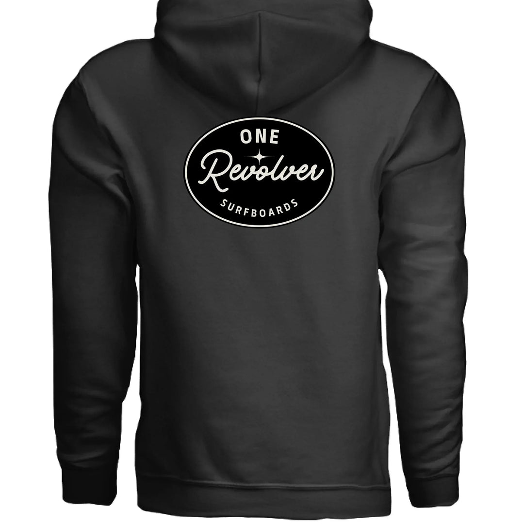 One Revolver Surfboards - One Revolver Surfboards Classic Design Hoodie – Premium Ring-Spun Cotton Blend Hooded Sweatshirt