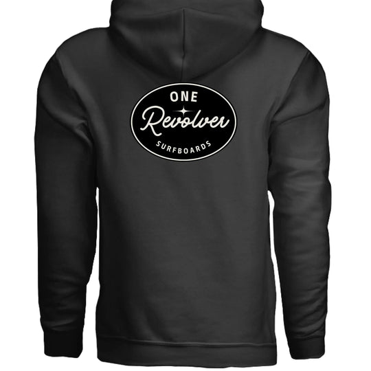 One Revolver Surfboards - One Revolver Surfboards Classic Design Hoodie – Premium Ring-Spun Cotton Blend Hooded Sweatshirt