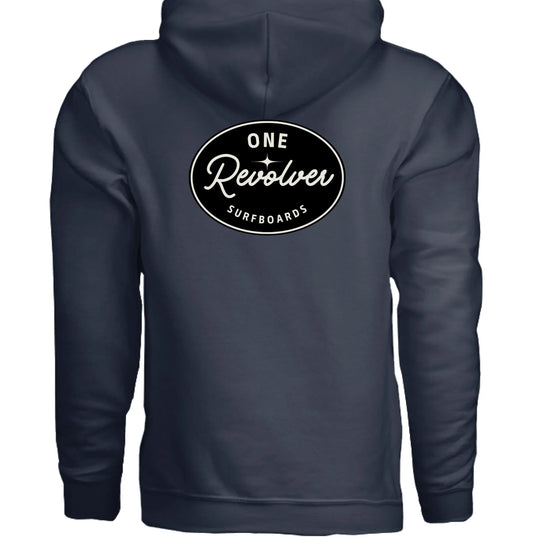 One Revolver Surfboards - One Revolver Surfboards Classic Design Hoodie – Premium Ring-Spun Cotton Blend Hooded Sweatshirt