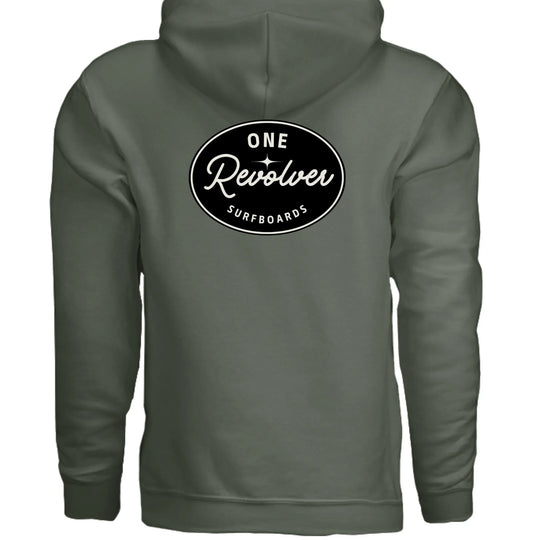 One Revolver Surfboards - One Revolver Surfboards Classic Design Hoodie – Premium Ring-Spun Cotton Blend Hooded Sweatshirt