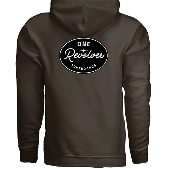 One Revolver Surfboards - One Revolver Surfboards Classic Design Hoodie – Premium Ring-Spun Cotton Blend Hooded Sweatshirt