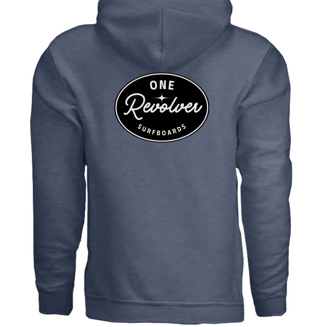 One Revolver Surfboards - One Revolver Surfboards Classic Design Hoodie – Premium Ring-Spun Cotton Blend Hooded Sweatshirt