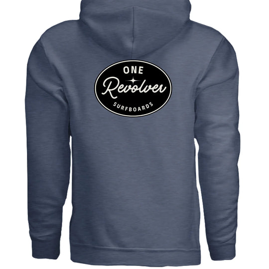 One Revolver Surfboards - One Revolver Surfboards Classic Design Hoodie – Premium Ring-Spun Cotton Blend Hooded Sweatshirt