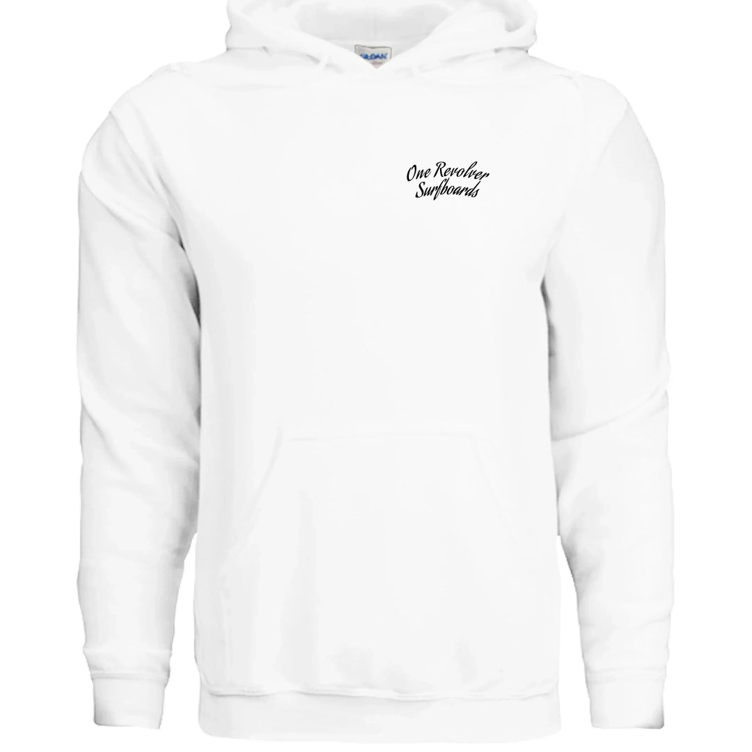 One Revolver Surfboards - One Revolver Surfboards Classic Design Hoodie – Premium Ring-Spun Cotton Blend Hooded Sweatshirt
