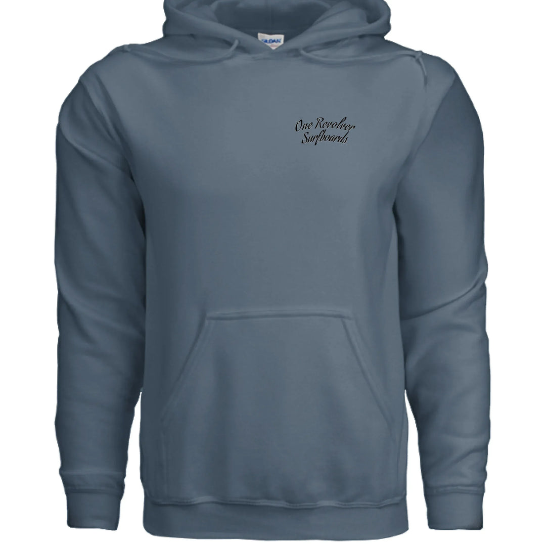 One Revolver Surfboards - One Revolver Surfboards Classic Design Hoodie – Premium Ring-Spun Cotton Blend Hooded Sweatshirt