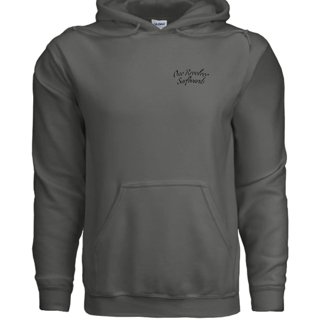 One Revolver Surfboards - One Revolver Surfboards Classic Design Hoodie – Premium Ring-Spun Cotton Blend Hooded Sweatshirt