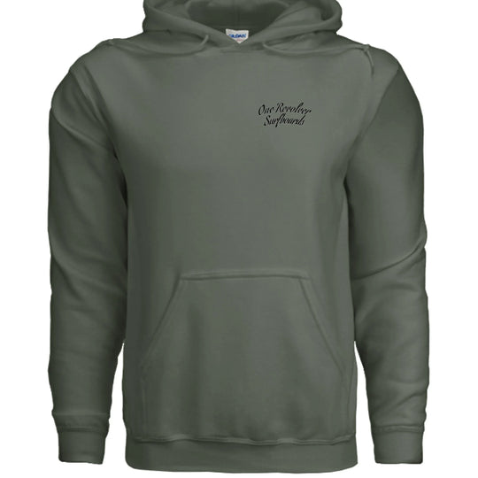 One Revolver Surfboards - One Revolver Surfboards Classic Design Hoodie – Premium Ring-Spun Cotton Blend Hooded Sweatshirt