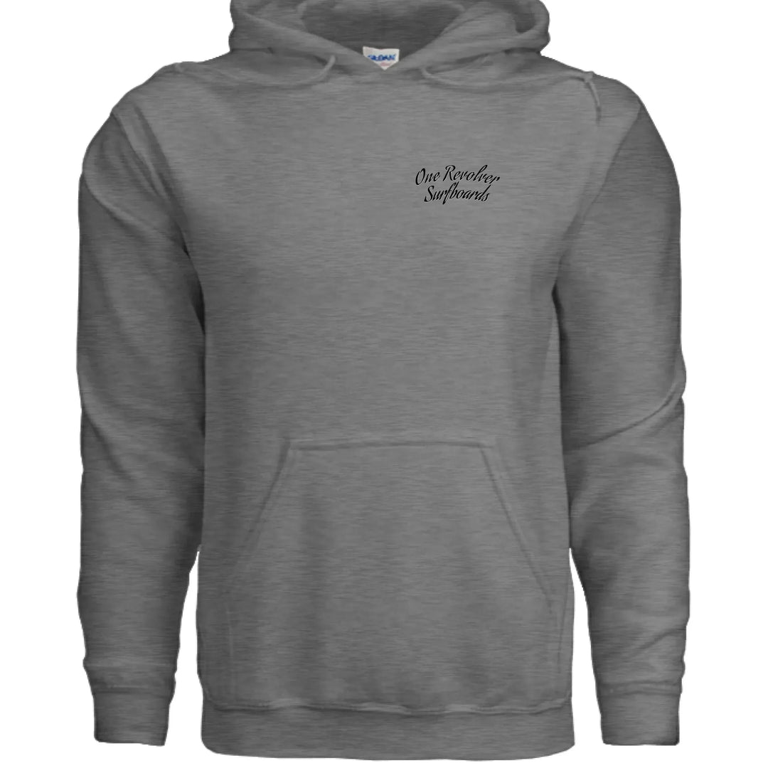 One Revolver Surfboards - One Revolver Surfboards Classic Design Hoodie – Premium Ring-Spun Cotton Blend Hooded Sweatshirt