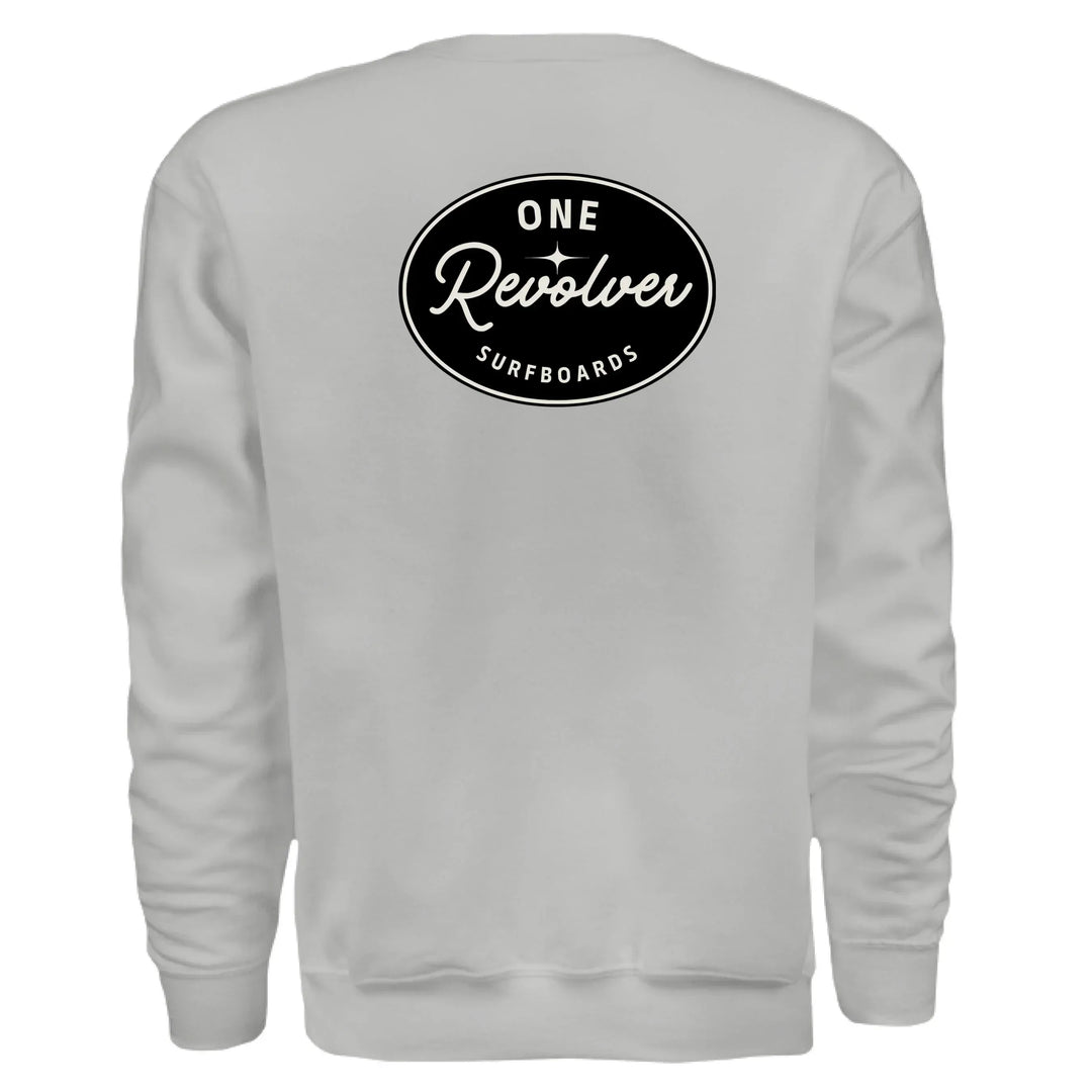 One Revolver Surfboards - One Revolver Surfboards Classic Crewneck Sweatshirt Crewneck Sweatshirt