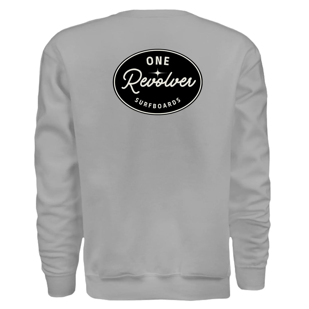 One Revolver Surfboards - One Revolver Surfboards Classic Crewneck Sweatshirt Crewneck Sweatshirt