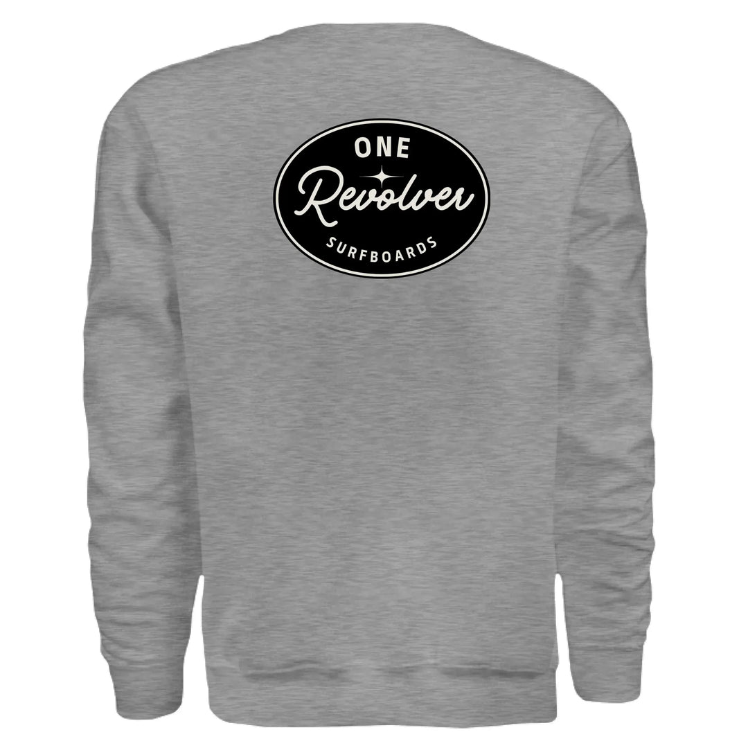 One Revolver Surfboards - One Revolver Surfboards Classic Crewneck Sweatshirt Crewneck Sweatshirt