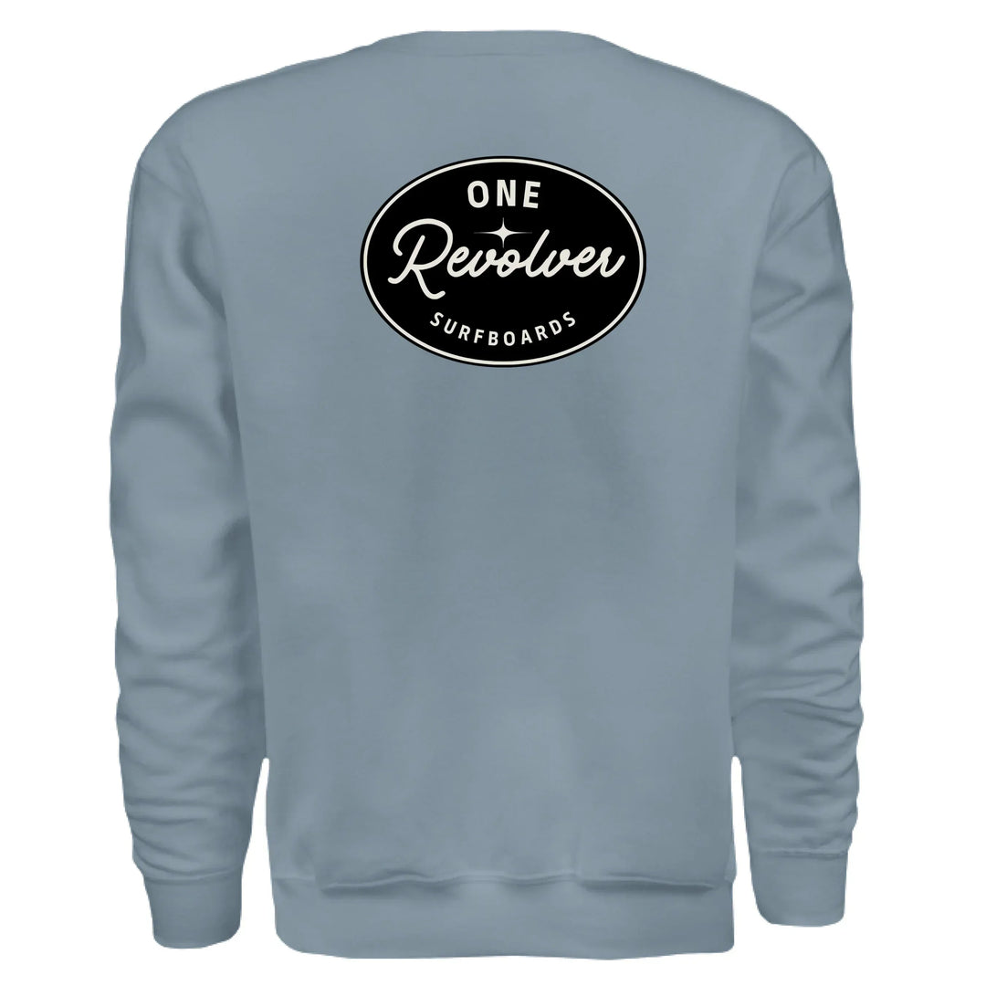 One Revolver Surfboards - One Revolver Surfboards Classic Crewneck Sweatshirt Crewneck Sweatshirt