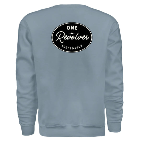 One Revolver Surfboards - One Revolver Surfboards Classic Crewneck Sweatshirt Crewneck Sweatshirt