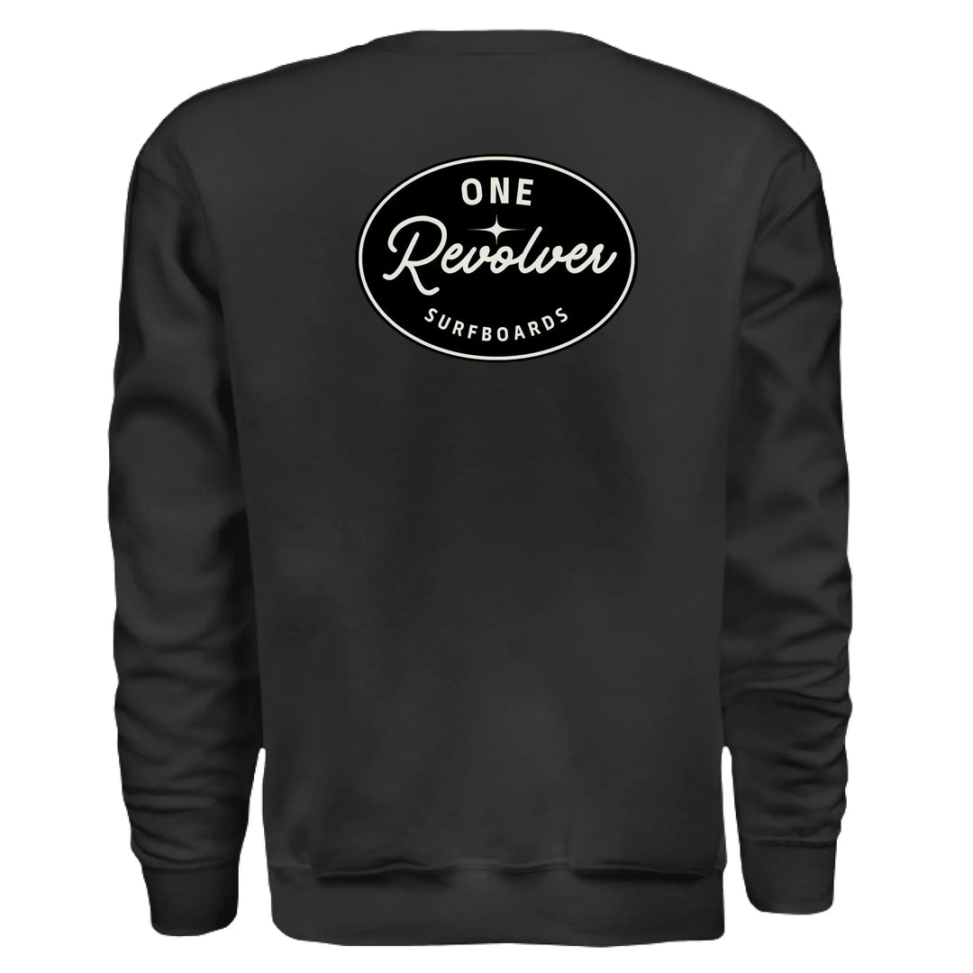 One Revolver Surfboards - One Revolver Surfboards Classic Crewneck Sweatshirt Crewneck Sweatshirt